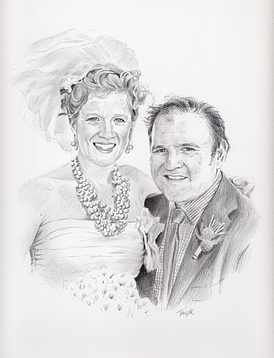 Wedding Portrait by Simon Taylor